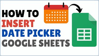 How to Add a Calendar Date Picker in Google Sheets [upl. by Alleynad]