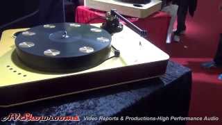 Dr Feickert Analogue turntables Chris Feickert High End Munich [upl. by Nnylodnewg13]