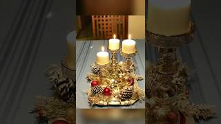 CANDELABROS  VELAS  CENTROS NAVIDEÑOS  IDEAS HERMOSAS amp SENCILLAS christmas trending decor [upl. by Noreik420]