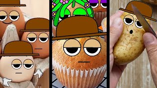 Talking food Sprunki All Episode Eggs and Cupcakes [upl. by Malek]