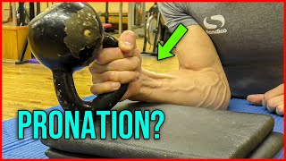 PRONATION EXERCISES WITH KETTLEBELL FOR ARMWRESTLING [upl. by Elayne]