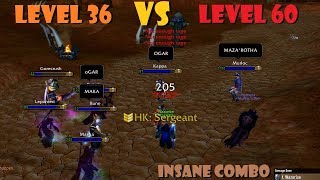 Level 36 KILLING Level 60s INSANE Combo No Clickbait [upl. by Thedrick]