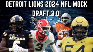 Detroit Lions NFL Mock Draft 30 Includes Trades Highlights and more [upl. by Krahmer]