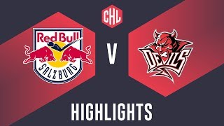 Highlights Red Bull Salzburg vs Cardiff Devils [upl. by Ydissahc]