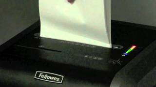 Fellowes Powershred 225Ci 100 Jam Proof CrossCut Shredder Video [upl. by Nonnahsal]