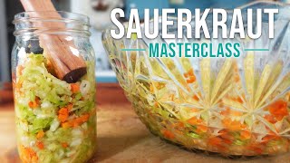 Best Sauerkraut Recipe Fermented Cabbage The Ultimate Guide [upl. by Aushoj918]