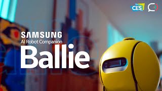 CES 2024  Samsung Ai Robot Ballie [upl. by Kinson]