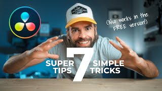 7 SUPER SIMPLE Editing Tips amp Tricks for Better Videos FREE Version DaVinci Resolve 19 Tutorial [upl. by Chuah]