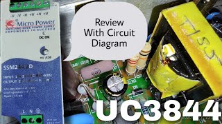 EP220 UC3844 Based MicroPower SMPS TeardownSchematic Diagram [upl. by Fayre296]