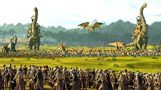 Lost Calm Jurassic  LIZARDMEN vs EMPIRE  TotalWar Warhammer 3 [upl. by Oleg]