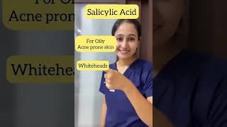 Oily skinblackheadswhiteheadsSalicylic acid [upl. by Beberg102]