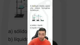 💥 Destilação Simples Rápido é Fácil shorts [upl. by Thorbert]