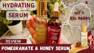 🌟 Mielle Pomegranate amp Honey Face Serum  Vitamin C Gel Eye Drops  Honest Review 🌟 skincare [upl. by Hansen522]