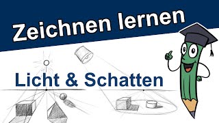 Schatten amp Licht zeichnen lernen  Zeichnen amp Malen für Anfänger  Übungen zum Mitmachen  DrawTut [upl. by Sirapal]