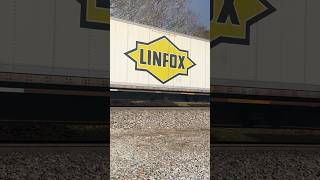 Lots of Linfox containers on 3PM6 at Nairne S Australia 28624 [upl. by Geiss]