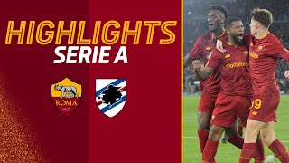 Roma 30 Sampdoria  Serie A Highlights 202223 [upl. by Musa876]