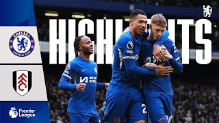 Chelsea 10 Fulham  HIGHLIGHTS  Premier League 202324 [upl. by Yennej]