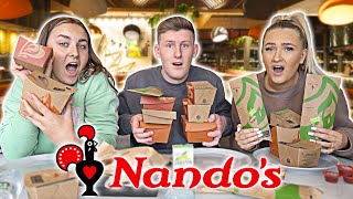 Last to STOP Eating NANDOS Wins £10000  Challenge [upl. by Niehaus923]