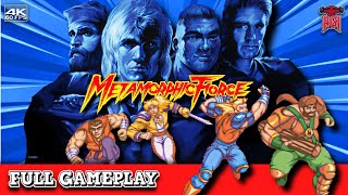 Metamorphic Force Arcade1993 Full Gameplay in 4K  60FPS RERTO GAMING INDIAN [upl. by Orr756]