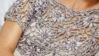 Top Corto Flores Caladas Crochet [upl. by Jac223]