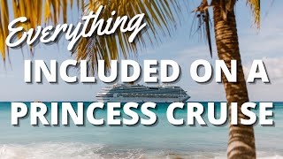 Everything Included on Princess Cruises in 2023 [upl. by Anawqahs]