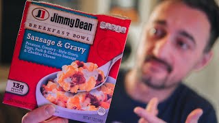 Jimmy Dean Breakfast Bowl  ASMR Whispering Chewing Sounds [upl. by Essirahc]