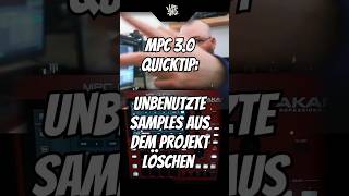 MPC 30 Quicktip Unbenutzte Samples löschen [upl. by Walcoff]