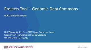 Projects  Genomic Data Commons [upl. by Bouchier118]