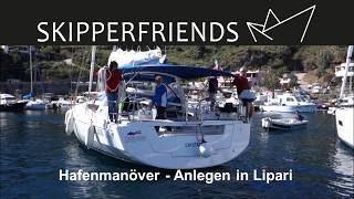 Hafenmanöver  Anlegen in Lipari [upl. by Aistek]