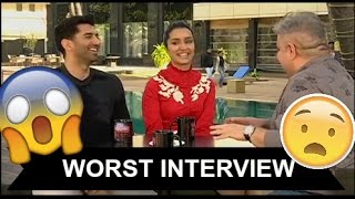 Shraddha Kapoor amp Aditya Roy Kapur talk about farting  Worst Interview  The Japani Guy [upl. by Isle]