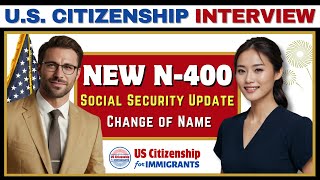 New Form N400 Interview Questions and Answers Actual Case US Citizenship Naturalization 2024 [upl. by Daus109]