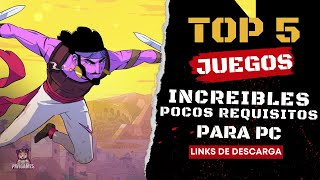 TOP 5 JUEGOS INCREÍBLES DE POCOS REQUISITOS 21 [upl. by Whitson795]