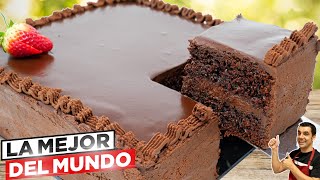 La mejor TARTA de CHOCOLATE del Mundo 😍🍫🎂mas JUGOSA FÁCIL y RICA Receta rápida  804 [upl. by Ahoufe519]