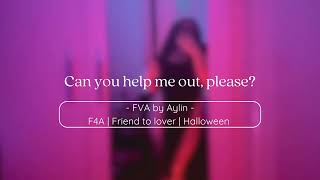 Can you help me out please 🥺🥺  Rp ASMR F4A Friend to Lover Halloween [upl. by Sucramej]