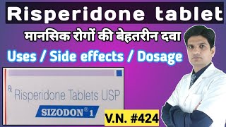 Risperidone tablet  Risperidone tablets 2mg मानसिक रोग mansik rog का इलाज sizodon tablet uses [upl. by Anaeel]