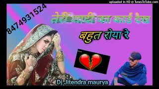 Teri shadi ka kard deke bahut roya re song Dj remix Jitendra maurya Teri [upl. by Daffy]