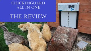 ChickenGuard quotAll In Onequot coop door opener and closer review [upl. by Lalita]