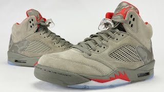 Air Jordan 5 Camo Review  On Feet [upl. by Essila191]