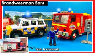 Brandweerman Sam speelgoed en echte Brandweerautos kijken  Family Toys Collector [upl. by Adam]