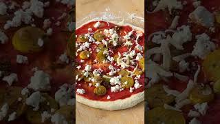 Einfaches PizzaRezept in 25 Sekunden 🍕 rezeptideen kochen [upl. by Atinnek]