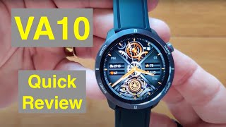 VALDUS VA10 AlwaysOn AMOLED IP68 BT52 Calling Thin Dress Sports Smartwatch Quick Overview [upl. by Loesceke]