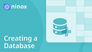 Creating a Database  Basics 1  Ninox Tutorials [upl. by Acalia]