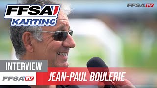 Meeting FFSA Karting  Interview JeanPaul Boulerie [upl. by Adnwahs205]