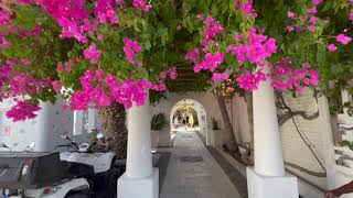 We stayed at THE MOST BEAUTIFUL Hotel In Perissa Santorini  Meltemi Village [upl. by Ita]