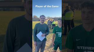 Matt Tafrow  Italian People’s Bakery Player of the Game  Burlington Twp at Steinert Boys Soccer [upl. by Aisena]