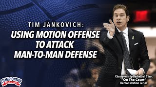 Using Motion Offense to Attack ManToMan Defense [upl. by Imyaj]