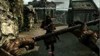 Skyrim Nord Gameplay 7 Battle for Fort Sungard HD [upl. by Euqinwahs]