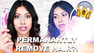 PERMANENT HAIR REMOVAL AT HOME  LASER TREATMENT AT HOME [upl. by Alarice194]