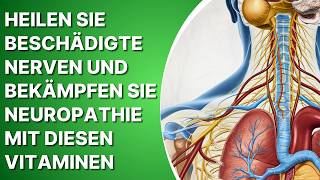 🟢VITAMINE die GESCHÄDIGTE NERVEN HEILEN  Schmerzen und Kribbeln in FÜSSEN und HÄNDEN [upl. by Sakiv]