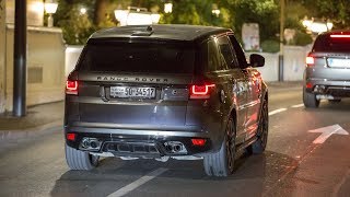 CRAZY LOUD Range Rover Sport SVR with Straight Pipes  Revs amp Accelerations [upl. by Mohn]